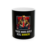 Trade Wars Build Real Winners Mug - 11oz & 15oz Ceramic Coffee Cup - Donald Trump Store Online